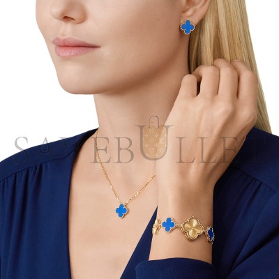 VAN CLEEF ARPELS VINTAGE ALHAMBRA EARRINGS YELLOW GOLD VCARP9SZ00